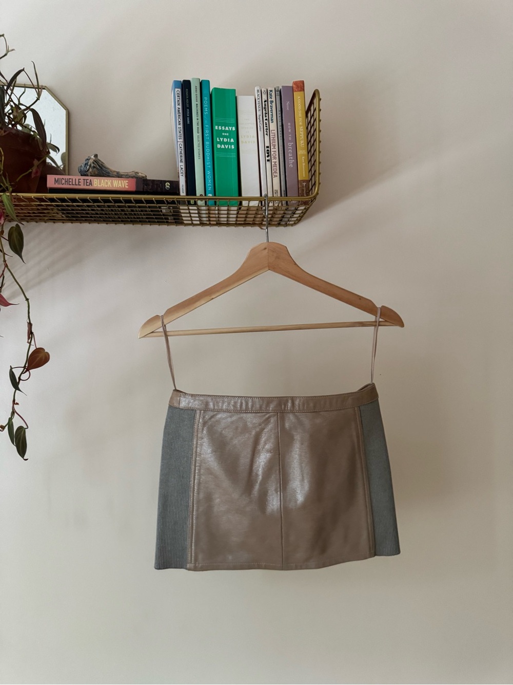 Diesel Metallic Leather Micro Mini - Picture 2 of 5